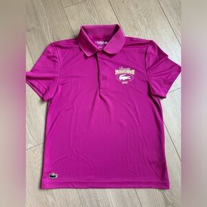 LACOSTE SPORT MIAMI OPEN 2025 Women Polo T shirt Hot Pink XS LIMITED EDITION